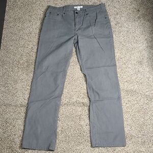 Kenneth Cole Gray Straight Pants Versatile Style